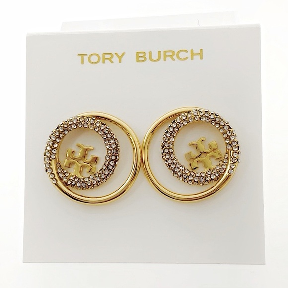 Tory Burch Miller Ring Stud Earrings. NWOT - Picture 6 of 6